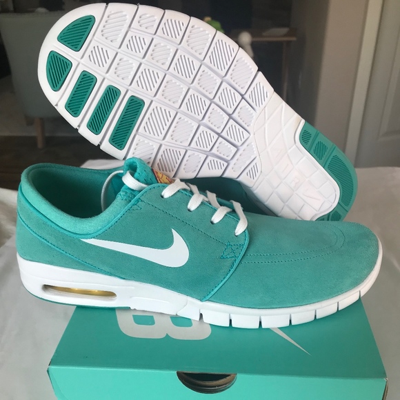 Nike Other - Men's Nike Stefan Janoski Max - Turquoise & White